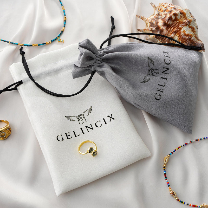 50pcs Glossy Satin Jewelry Bags with Custom Logo, Luxury Drawstring Dust Pouches, Wholesale Packaging