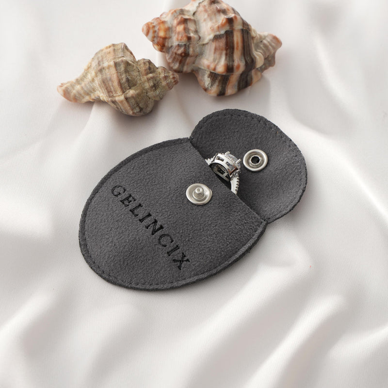 50pcs Earring and Ring Pouches Bulk 6x6cm, Custom Logo Vegan Suede Bags, Small Jewelry Packaging for Boutiques