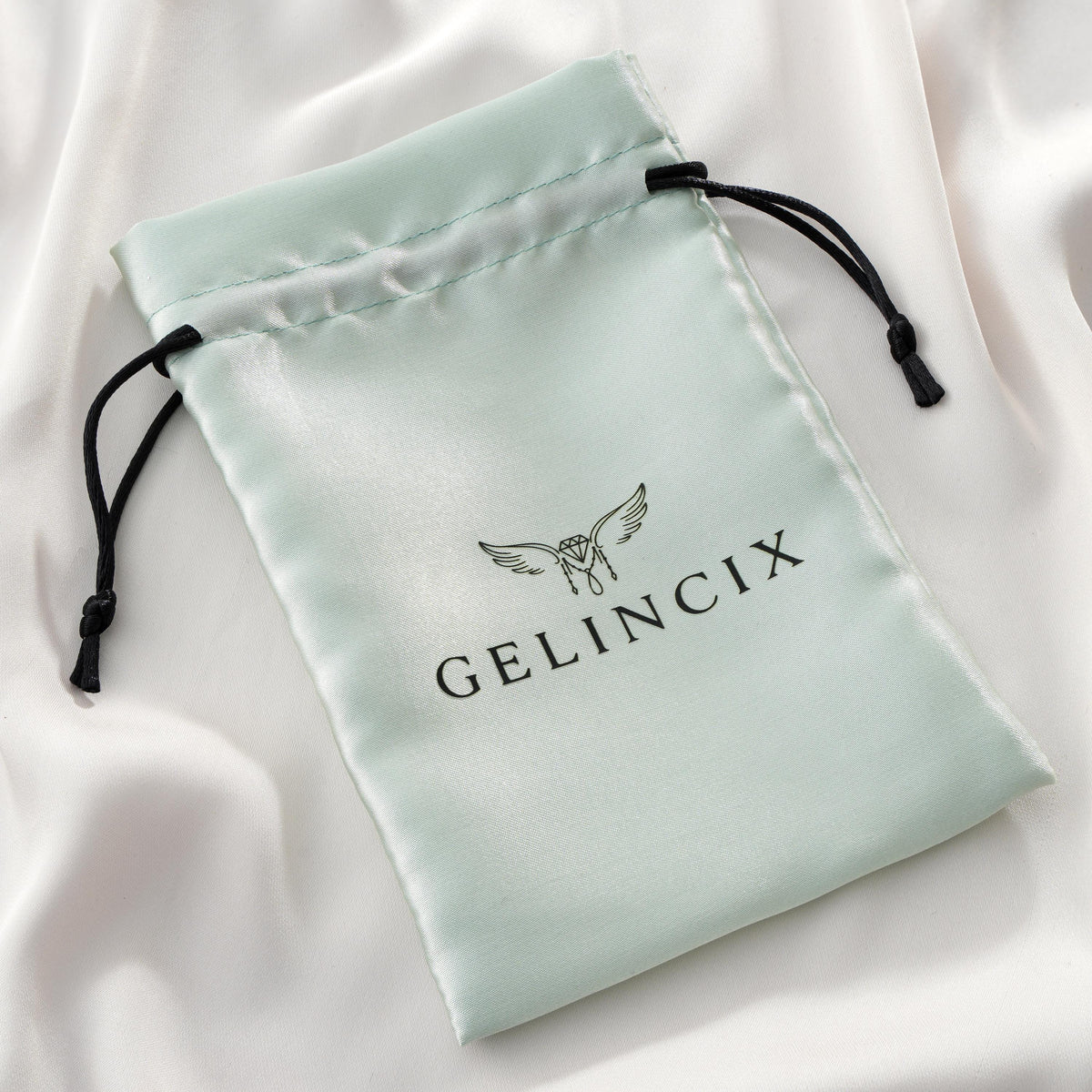 50pcs Satin Wedding Favor Bags, Personalized Logo Drawstring Pouches, Bridal Shower Gift Bags Bulk