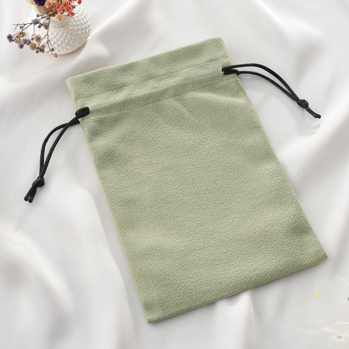 50pcs Custom Logo Cotton Drawstring Bags, Personalized Jewelry Packaging Pouches Bulk, Eco Small Business