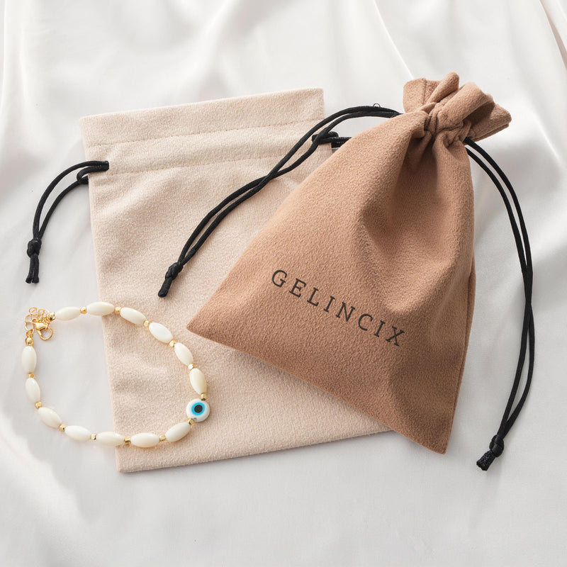 50pcs Custom Logo Cotton Drawstring Bags, Personalized Jewelry Packaging Pouches Bulk, Eco Small Business