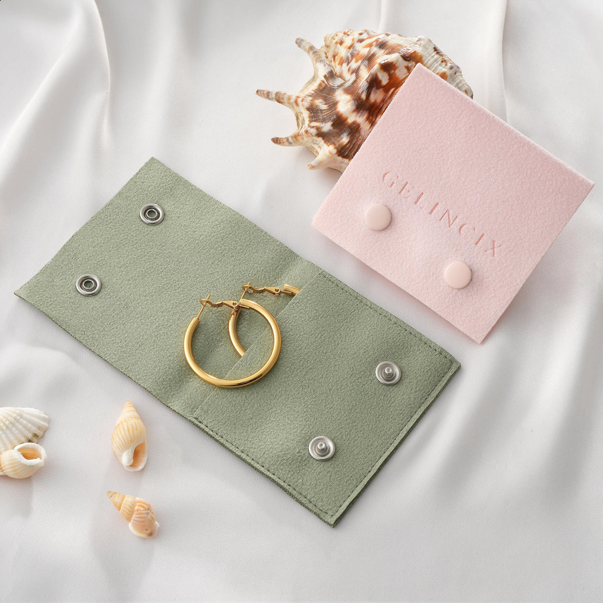1pcs Jewelry Pouch SAMPLE: Custom Logo Necklace Bag, Choose Your Color and Size, Single Piece