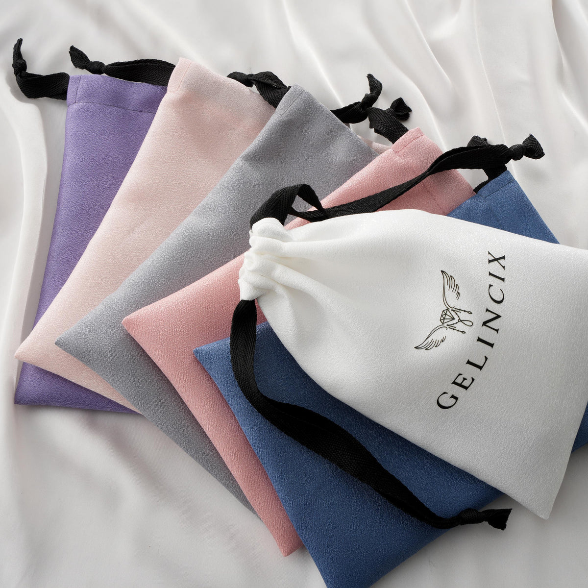 1pcs Drawstring Bag SAMPLE: Custom Logo Gift Pouch, Choose Your Color and Size, 1 Piece