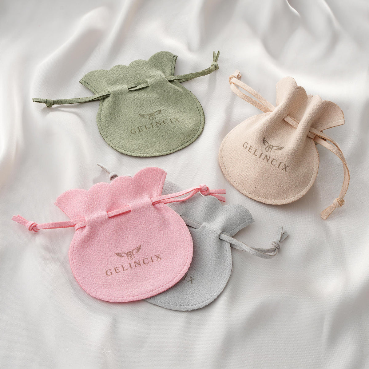 1pcs Drawstring Bag SAMPLE: Custom Logo Gift Pouch, Choose Your Color and Size, 1 Piece